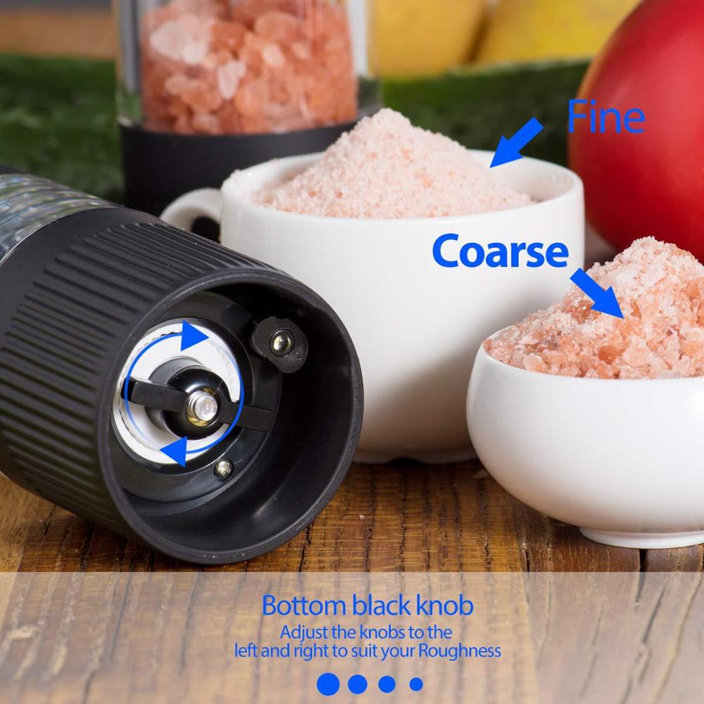 Electric Coffee Grinding machine Kitchenware Pepper Mill Mini Portable Salt Spice Herbal Containers For Different Cooked Food
