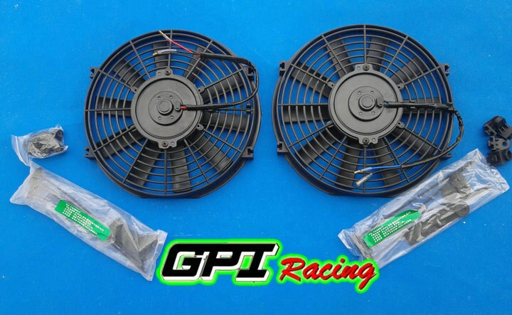 12" inch Universal Electric Radiator RACING COOLING Fan + mounting kit