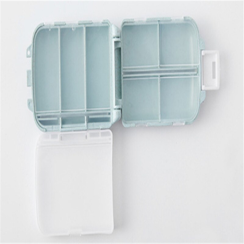3 -lags plastpilleboks bærbar medisinpakke nødsett liten medisindeler oppbevaring mini utendørs førstehjelpssett etui