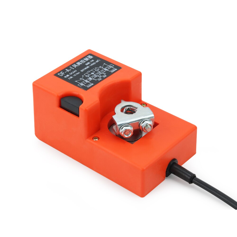 Attuatore elettrico 60s/50s/32s/17s/14s 16Nm della serranda dell'aria di cc 24V ca 220V 7W regolatore regolabile della valvola del vento DF-A-I