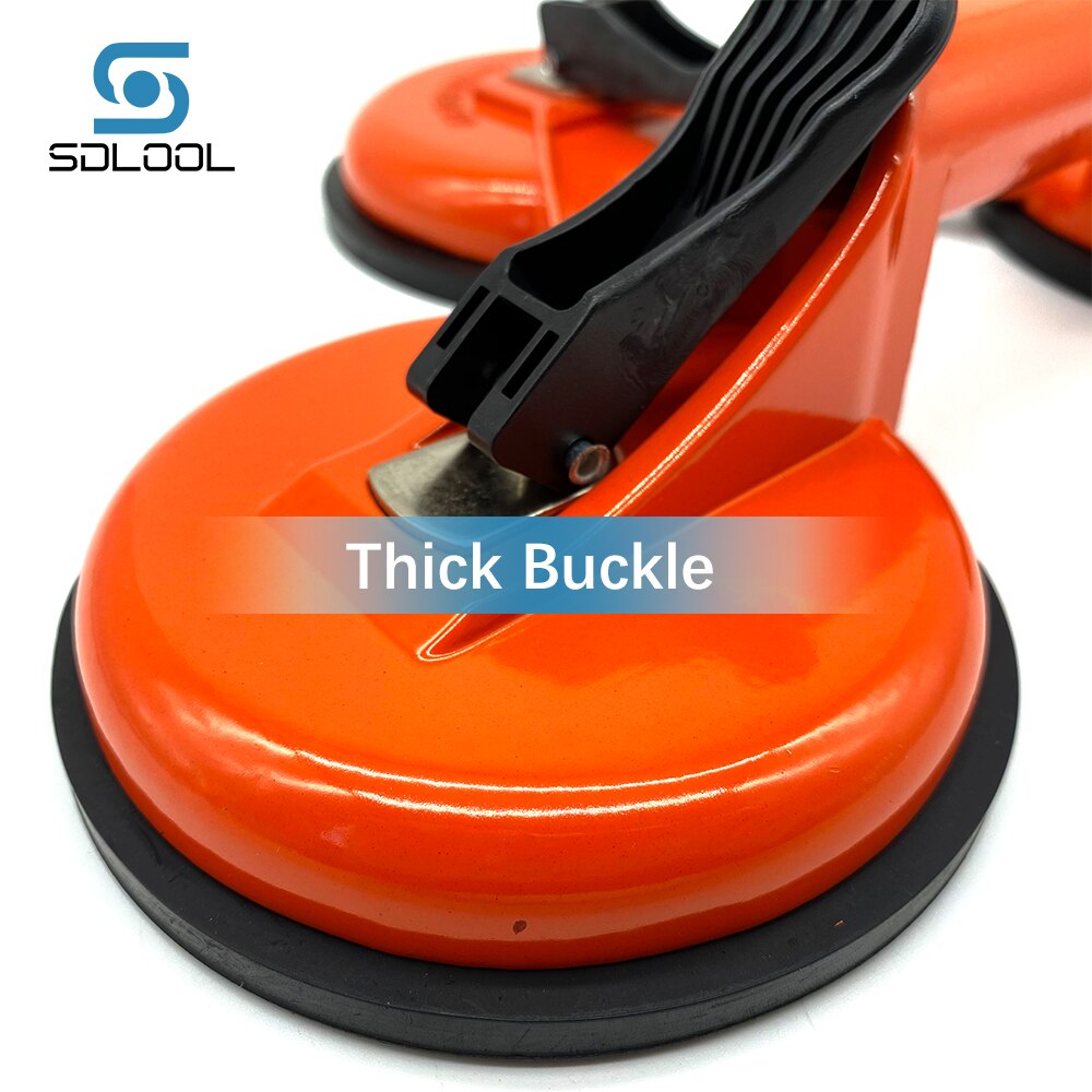 Vacuum Suction Cup Glass Lifter Triple Pad Sucker Glass Tile Metal Marble Granite Lifting Carrier Tool
