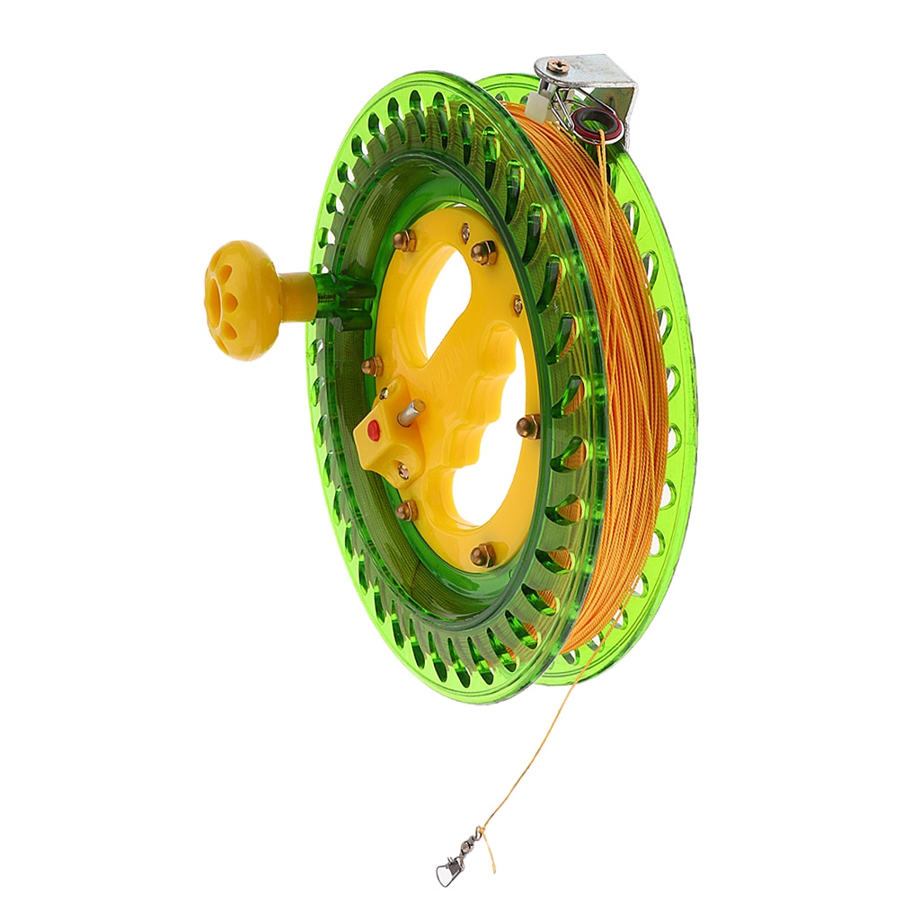 Fishing Reel With 450m String Winding Machine Winding Reel Grip Wheel