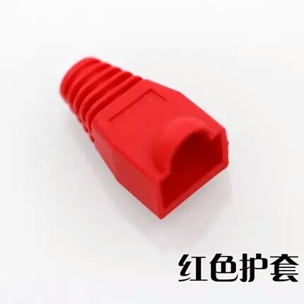Rj45 czapki złącze płaszcza cat5e cat6 wielokolorowy tpu buty ochronne rękaw złącza sieciowe ethernet