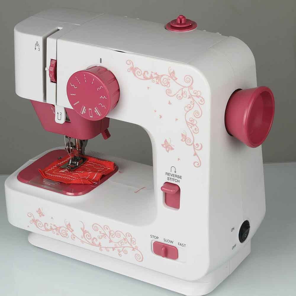 Desktop Household Mini Multifunctional Electric Sewing Machine Household Overlock Sewing Machine UK Plug