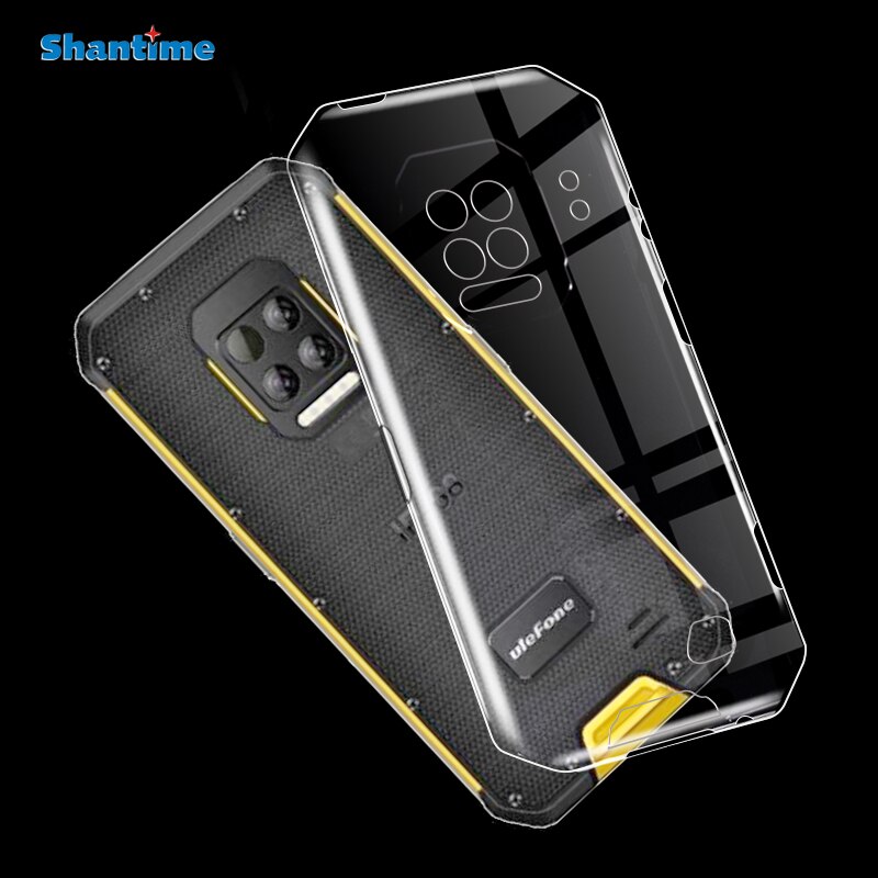 per Ulefone Armatura 9 Caso ultra Sottile Trasparente TPU Della Copertura di Caso per Ulefone Armatura 9E Couqe Funda