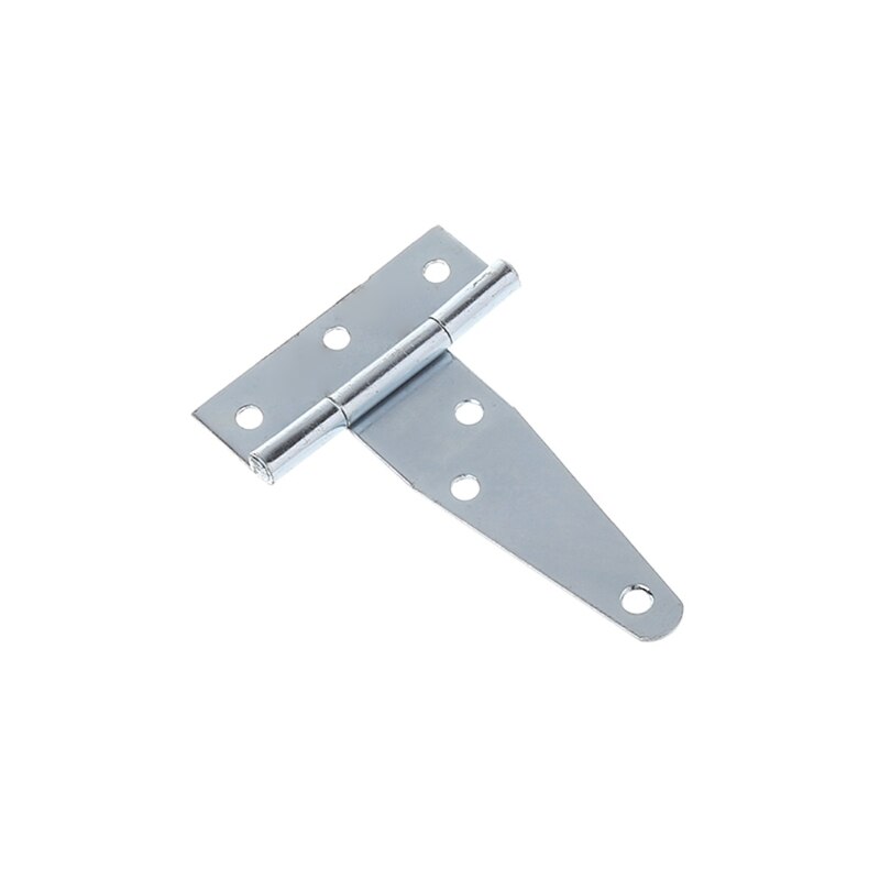 Witte zinken t-vormige driehoekige scharnierkast schuur houten deur poort scharnieren hardware 28tc