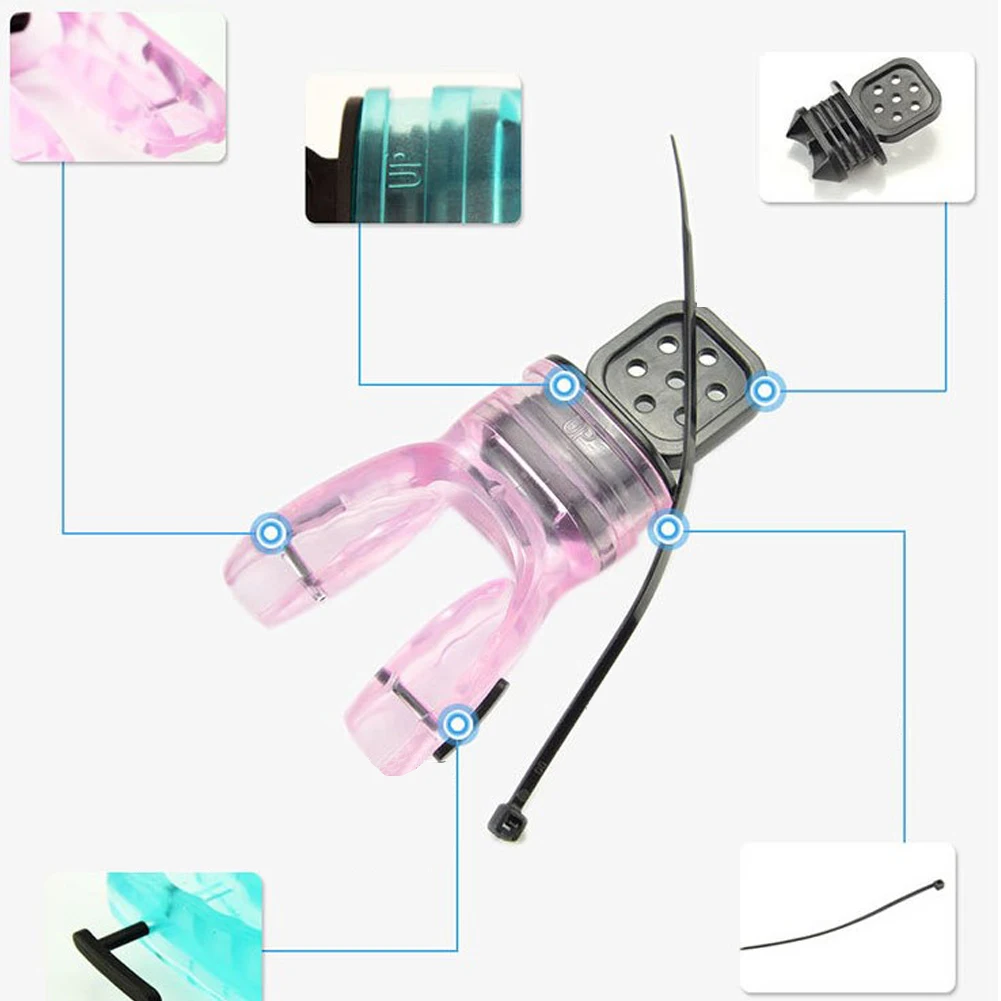 Niet-Giftige Snorkelregelaar Duikmondstuk Scuba Moldable Beet Mondstuk Tweede Fase Beademingsslang Siliconen