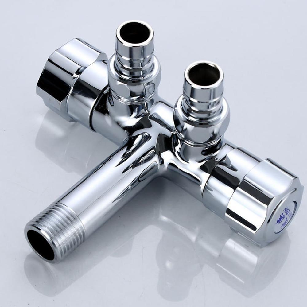 Brass Valve Bathroom Shower Faucet Water Splitter Shower Nozzle For Shower Diverter Converter Valve Mixer Valve Spray Water