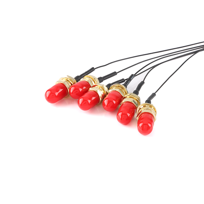 5Pcs IPEX 5 IPX UFL U.FL Plug to SMA Female Waterproof 1.37mm Pigtail Coaxial Cable Coax RF 50ohm SMA Connector Cable RG1.13