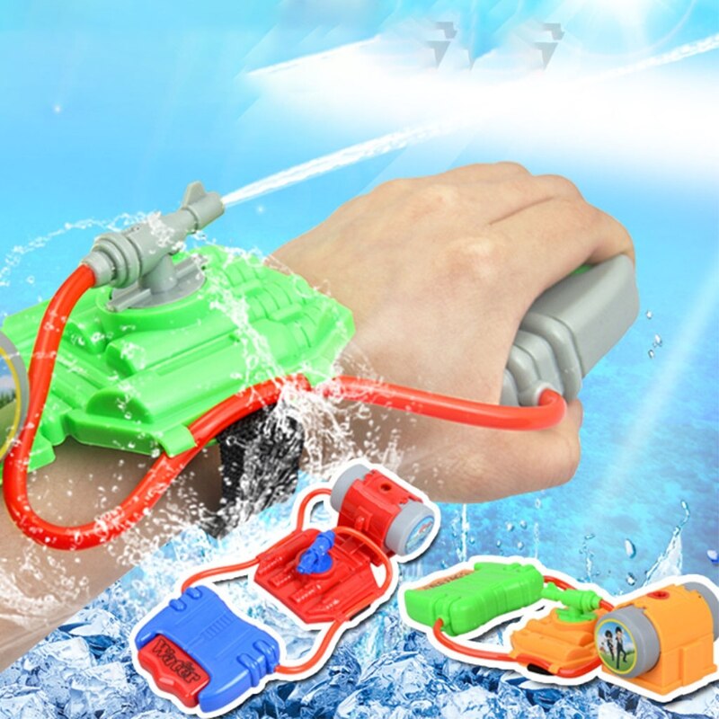 Kids Hand Waist Nozzle Water Sprayer Child Wrist Type Interesting Water Toy Outdoor Beach Garden Shooting Game Play