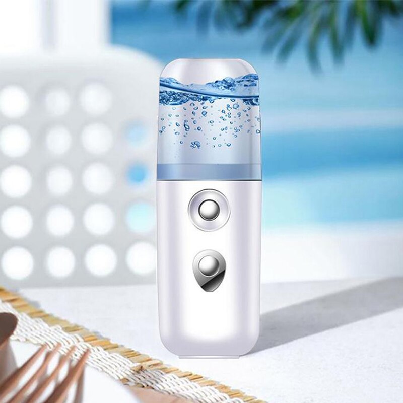 Nano Mist Maker USB Air Humidifier Handheld Diffuser For Skin moisturizing
