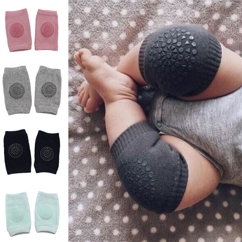 1 par de rodilleras para bebés, almohadilla para codo de gatear, almohadilla de seguridad para niños pequeños, calentador de piernas y rodillas para bebés, Protector de apoyo para rodillas de bebés