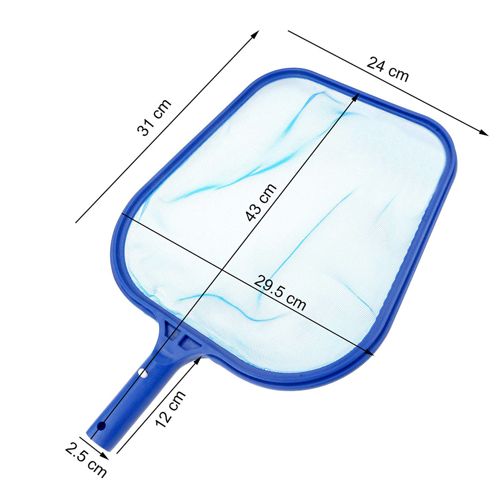 Swimming Pool Leaf Rake Mesh Skimmer Net Lightweight Pool Spa Cleaning Tool Suit Standard Pole