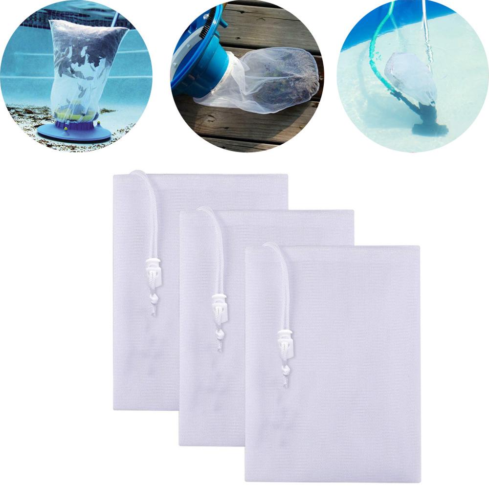 Swimming Pool Leaf Vacuum Cleaner Replacement Swimming Cleaning Tool Filter Bag 1/2/3/5/6PCS Filter Bag