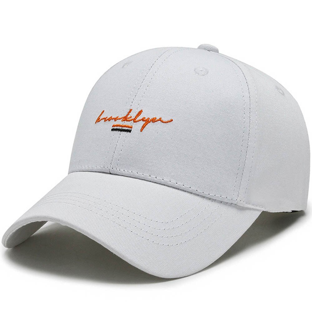 Fs lilla baseball cap til mænd kvinder sommer udendørs sports hat snapback hip hop brev broderi far hatte casquette: Whtie baseball cap