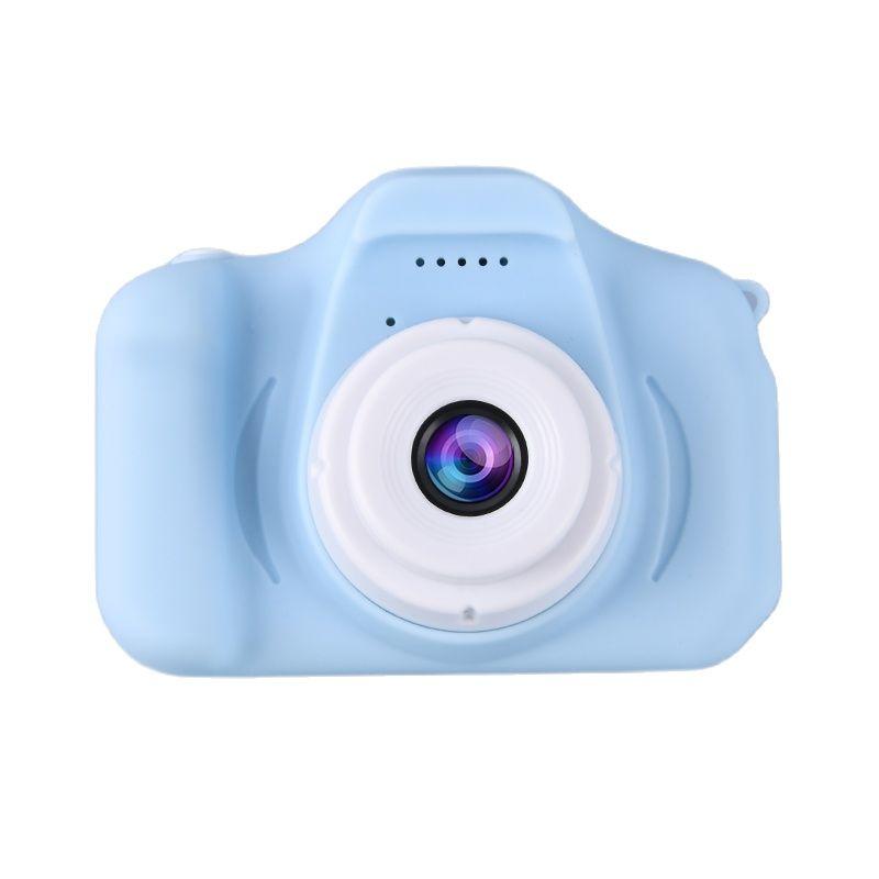 Children Kids Camera Mini Digital Camera Educational Toys for Baby 1080P Dual lens Video Camera with 2 Inch Display Screen: blue / HD Dual lens