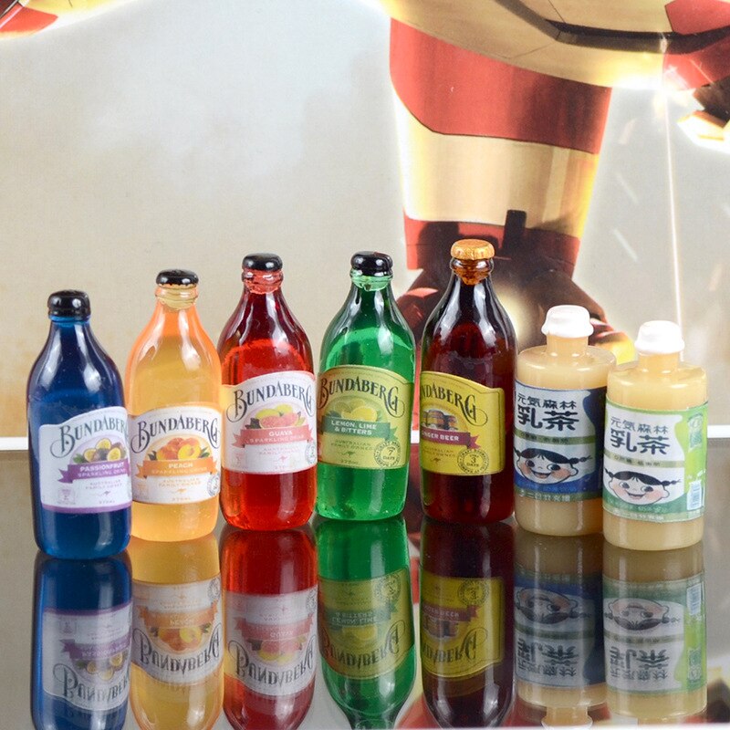 5 sztuk/10 sztuk miniaturowy domek dla lalek 1/12 skala mleka Puść oczko drink udawaj jedzenie dla blythe Bjd 1/6 Lalka Dom kuchnia zabawki