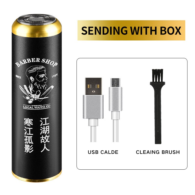 Mężczyźni kobiety mini golarka elektryczna robić golarki zmywalny włosy strąk pachami trymer bezprzewodowa elektryczna maszynka robić golenia golarka męska trymer robić włosów: czarny