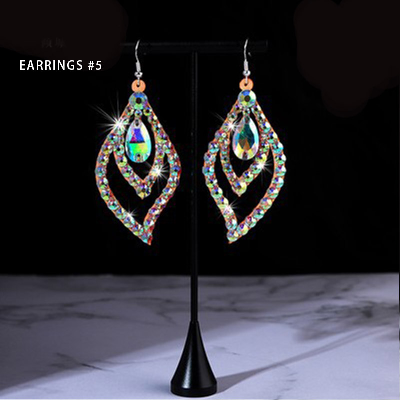 Collana di danza del ventre con strass per donna adulta di fascia alta, professione di scena, accessori per competizioni, gioielli da ballo: Colore rosa