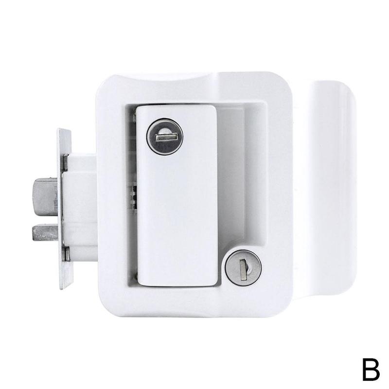 RV3 Entry Deurslot Handvat Knop Deadbolt Camper Reizen Trailer Klink Sleutel Caravan Panel Lock Caravan Accessoires: B