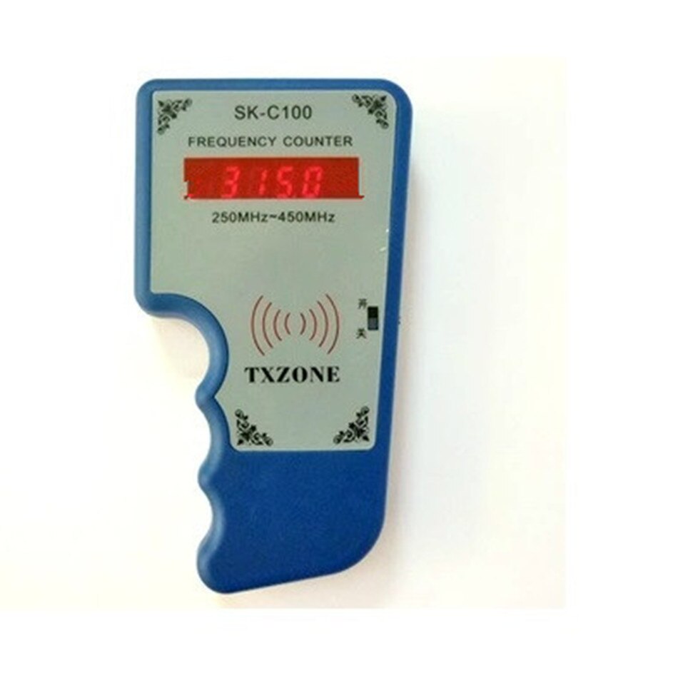 SK-C100A Handheld Wireless Infrared Remote Control Frequency Measurement Meter Tester Electric Lock Entrance Guard Auto Door