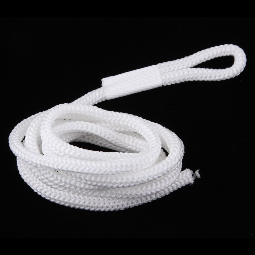 Boat Docking Bumper Line 1/4'' X 5' White Braided Marine Rope