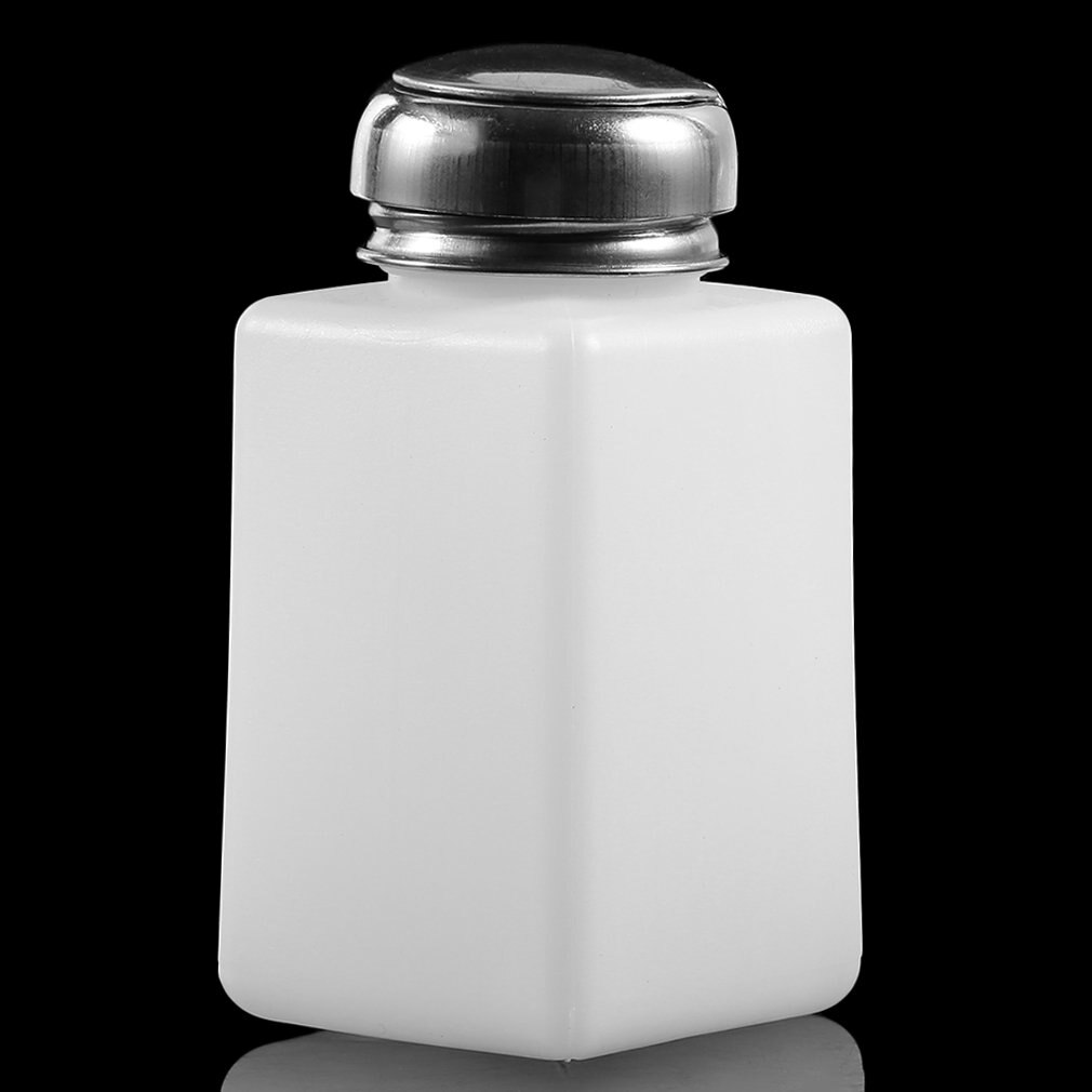 1 pçs portátil 200ml imprensa de álcool líquido garrafa vazia unha polonês removedor mais limpo dispensador bomba pato garrafa viagem qualidade superior