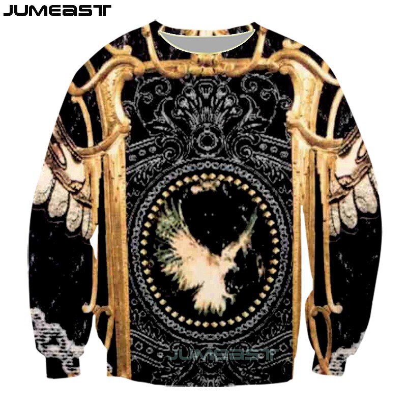 Jumeast Brand Men/Women 3D Printed Sweatshirt Harajuku Long Sleeve T Shirt Sport Pullover Spring Tops Tees