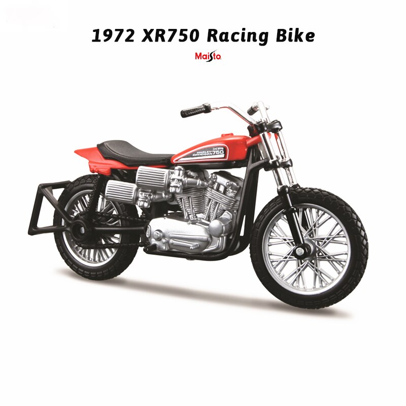 Maisto 1:18 HARLEY-DAVIDSON Fxdfse Cvo Legering Diecast Motorcycle Model Werkbaar Speelgoed Voor Kinderen Speelgoed Collectie: 1972 XR750