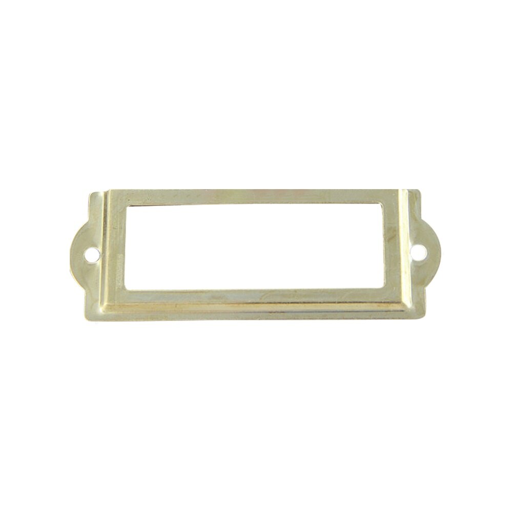 10Pcs Antiek Labesl Pull Frame Bestand Naam Kaarthouder Voor Kast Lade Box Case: Golden