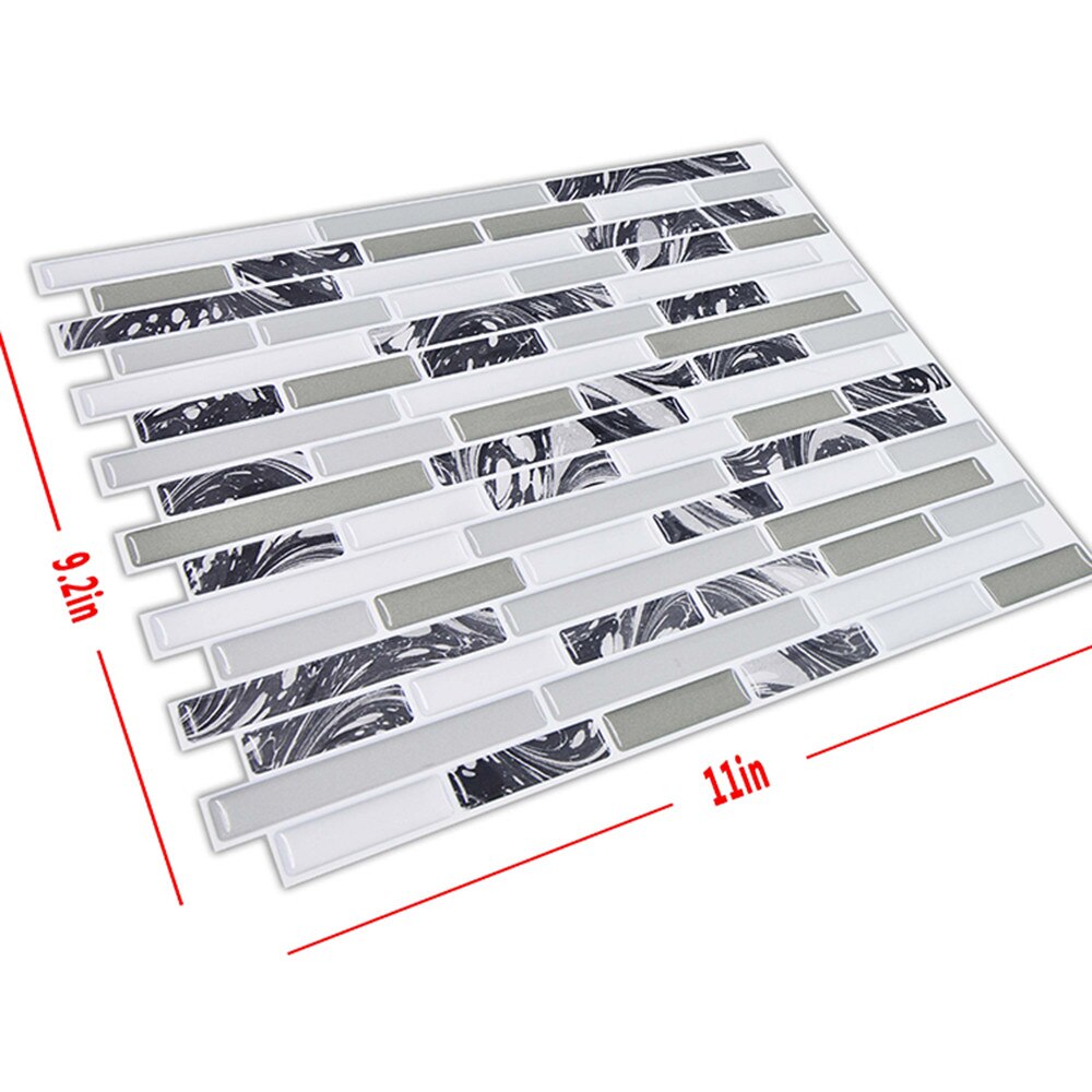 3D Self Adhesive Wall Tiles Clever Tiles Glitter Mosaic Self Adhesive Tiles Kitchen Waterproof Wall Sticker Home Decor Sofa Wall