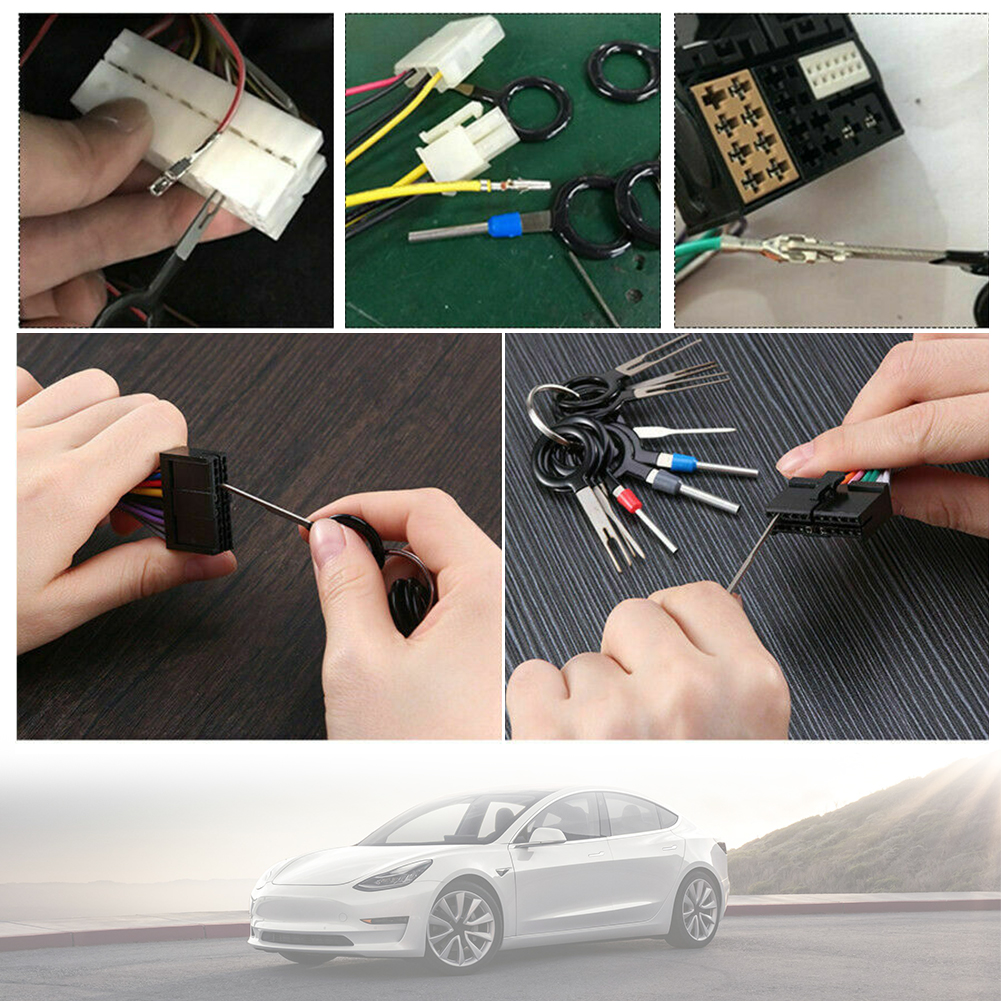 Kit de remoção fiação terminal do carro 36 peças, prega conetora de pino extrator ferramentas de reparo profissional