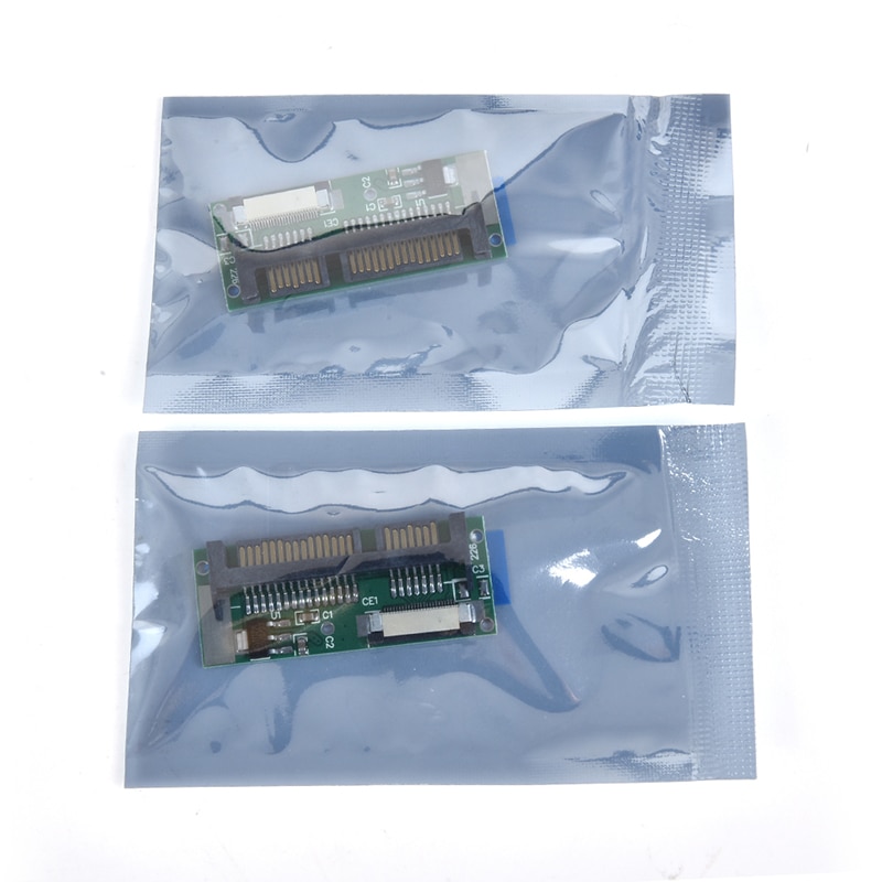 1pc 24-Pin ZIF to SATA Adapter Converter Connector Card
