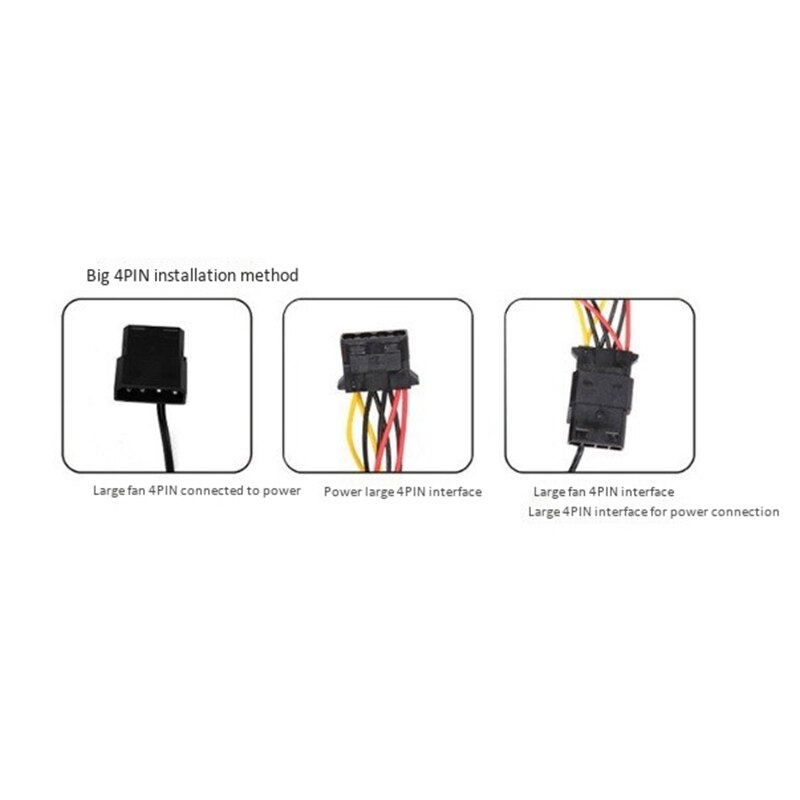 Computer PC RGB Color-Changing Symphony LED Light Case Fans LED Computer Cooler Computer Cooling Fan(Colorful Inside and Outside