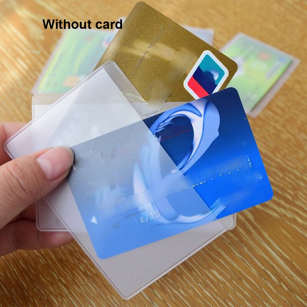 1 pc Transparent Matte Anti-magnetic Bank Card Sets Ic Card Sets Id Card Sets Bus Card Sets Membership Card Sets