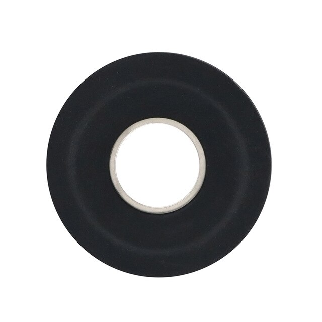 Cute Donut Magnet Silica Headphones Earphone Holder Cable Winder Cord Organizer Box Cord Wire Storage Case Managemet: Black