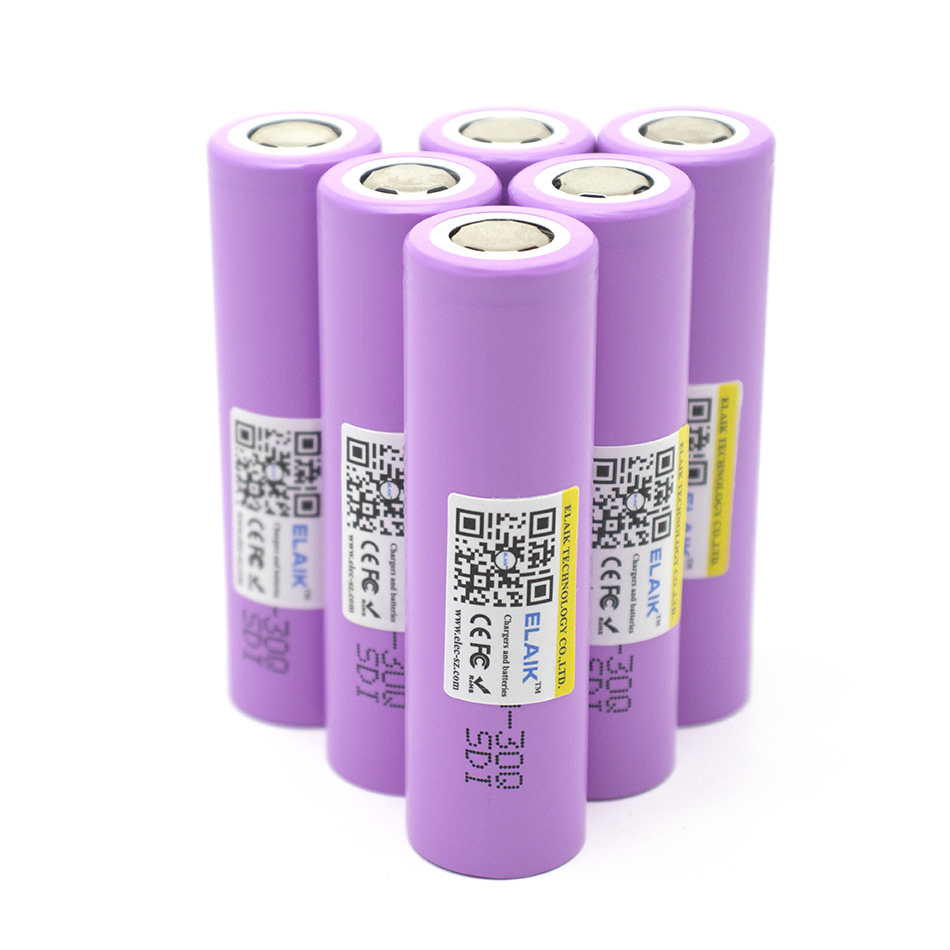 100% original INR18650 battery 3.7 V 18650 3000mAh INR18650 30Q lithium-ion rechargeable battery