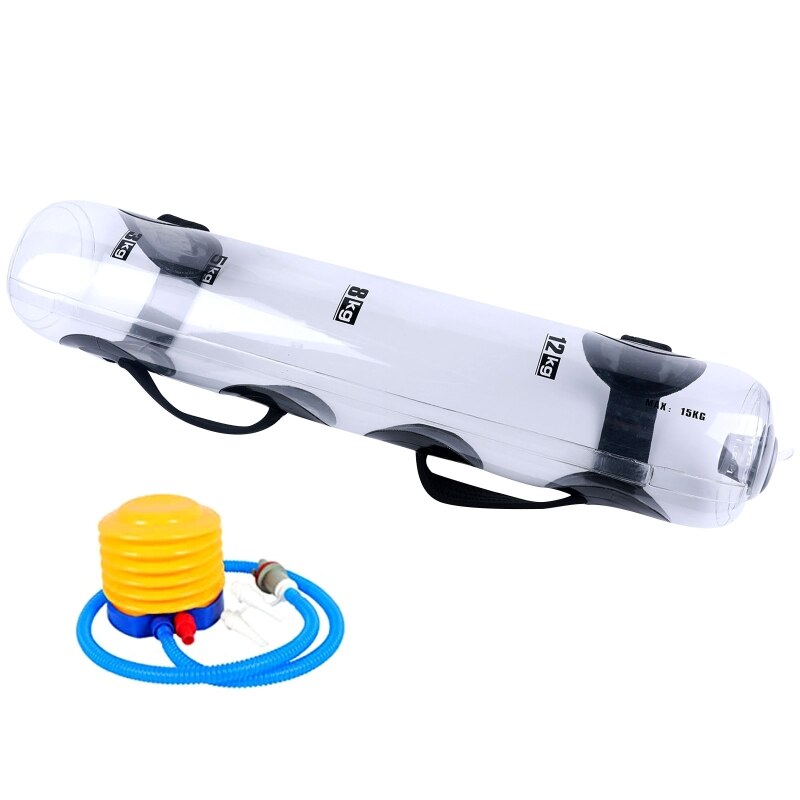 Water Filled Workout Weight Aqua Bag Training for Home Gym Workout Sand Bag Training Sandbag Alternative Portable Weight: 15KG