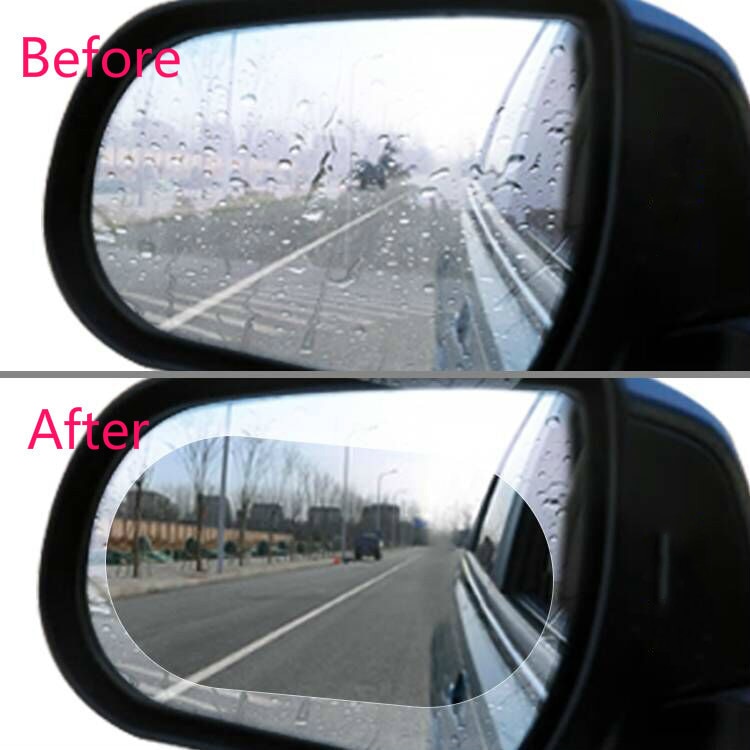 2 uds., accesorios para coche, película antiniebla, espejo retrovisor, hojas a prueba de lluvia, fords focus 2 3, funda para lluvia, accesorios para coche