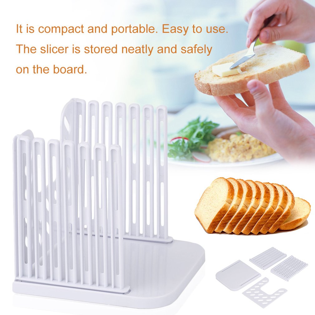 1Pcs Professionele Brood Toast Cutter Slicer Snijden Cutting Guide Mold Maker Keuken Tool