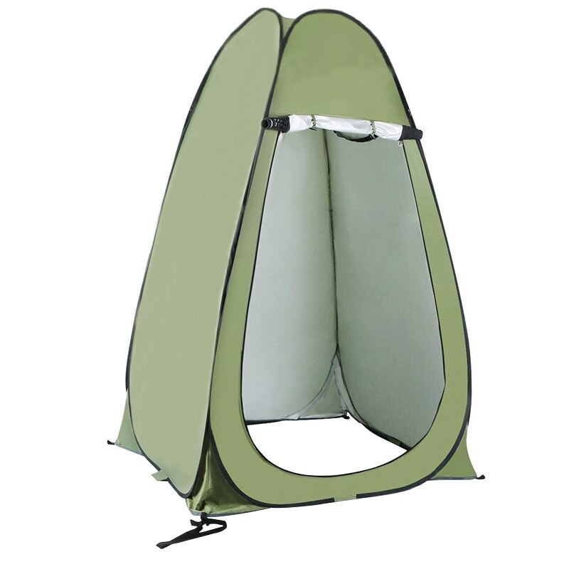 Fully Automatic Open Changing Tent Fishing Swimming Toilet Pop Up Solar Bath Bag Outdoor Ultralight Camping Shower Bathing Tent: Green