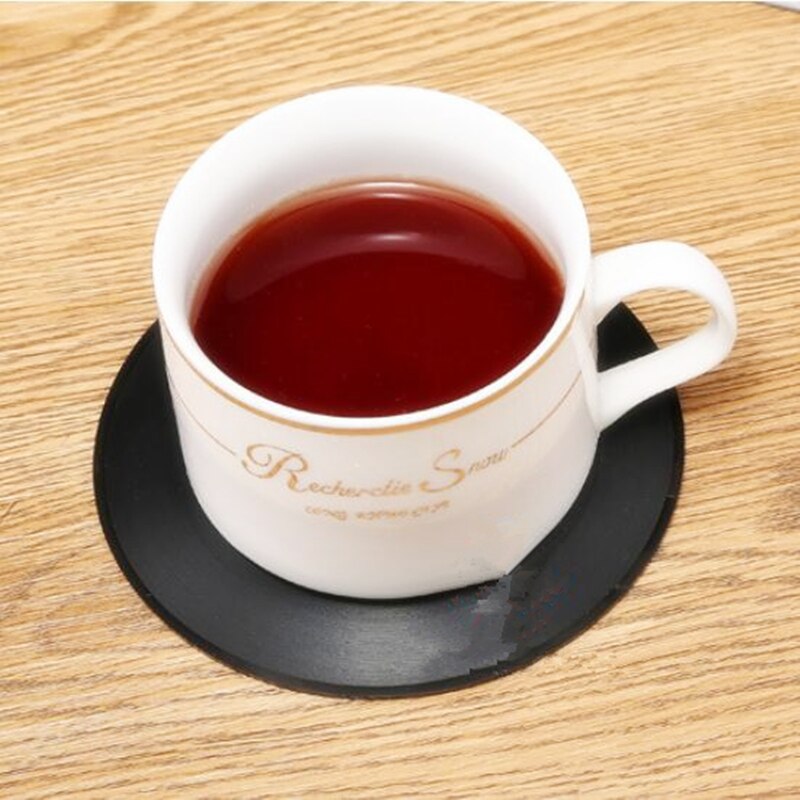 retro vinyl drikkunderlag bordkoppmatte hjemmedekorasjon cd tallerken kaffedrikk kopp serveringsbord servise dekor koppmatte forsyninger