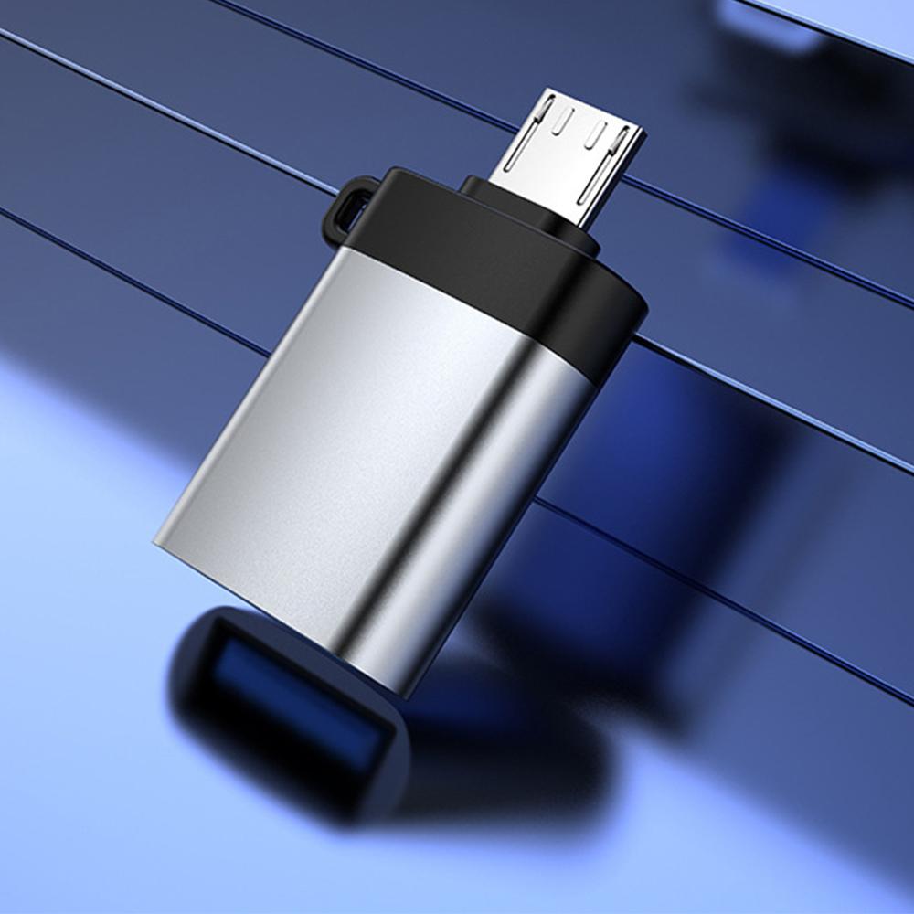 Cable OTG tipo c a USB 3,0, adaptador USB 3,0, Micro adaptador de Cable USB OTG para tableta, disco duro, disco Flash, ratón USB: Micro Silver