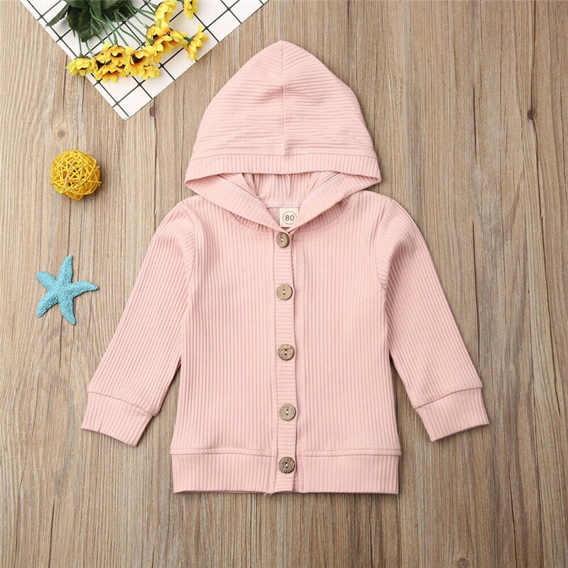 0-24m babyfrakker småbørn baby børn dreng pige strikket tøj hættetrøje langærmet hættetrøje sweatshirt toppe tøj roupa infantil