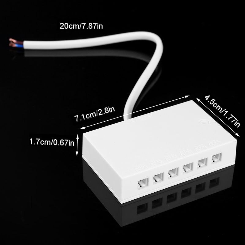12V-24V 5A Wireless Control Touch On/OFF Switch for Cabinet Corridor Light Fan