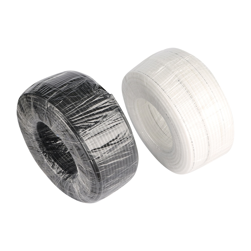 10m/20m 1/4" PE Flexible Pipe Low Pressure Fish Tank Garden Irrigation Plumbing Pipe Aquarium Reverse Osmosis System Tube