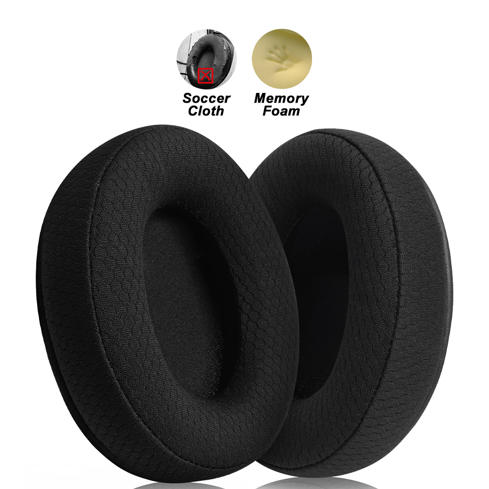 Replacement Foam Ear Pads for HyperX Cloud 123 Alpha, II,III,Stinger,Silver,Core,X,S,Pro Headphones memory foam Earpads Protein: Light Grey