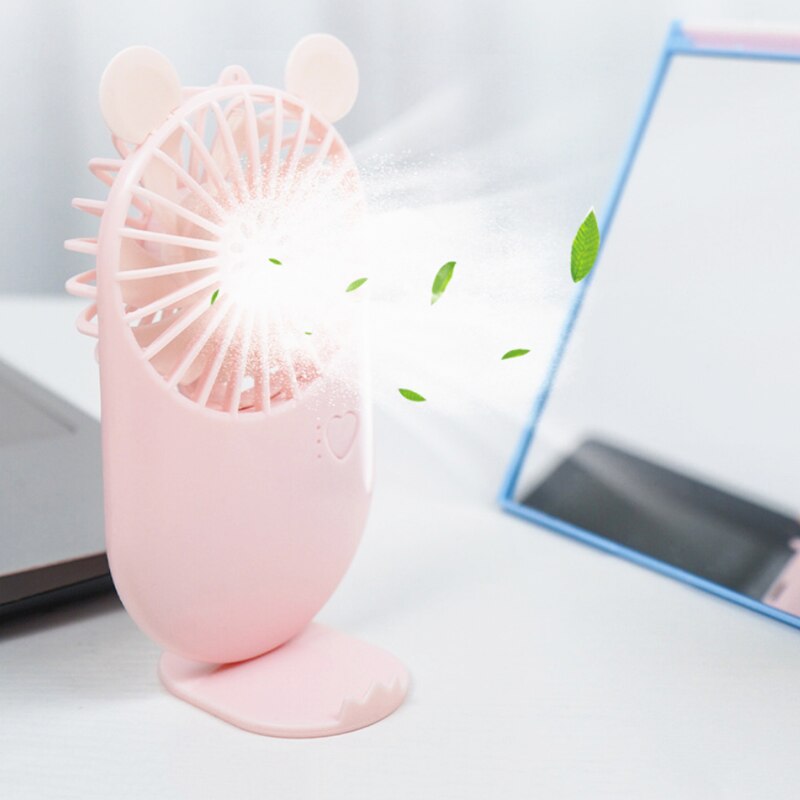 Usb Mini Vouw Kan Voeg Water Fans Draagbare Houden Kleine Fans Originaliteit Kleine Elektrische Huishoudelijke Apparaten Desktop Elektrische Ventilator