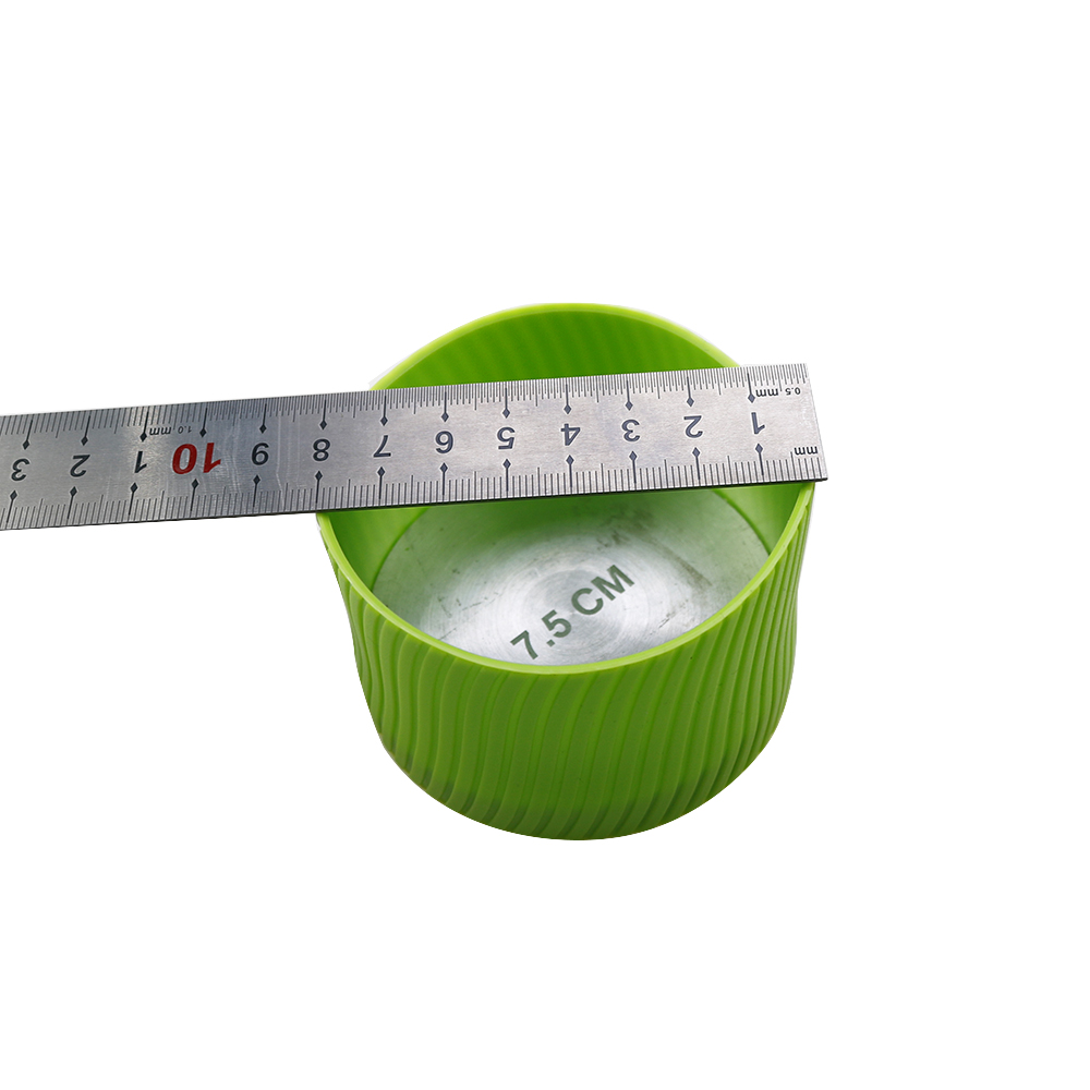 JCD 8cm Silicone Ceramic Cup Sleeves Coffee Mug Wraps Sleeves Recyclable Heat Proof Glass Water Cup Sleeves Cover Home Tools