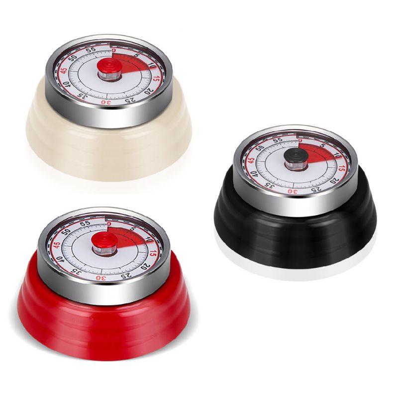 Kitchen Mechanical Timer 60min Loud Alarm Cooking Sleeping Meeting Sports l29k